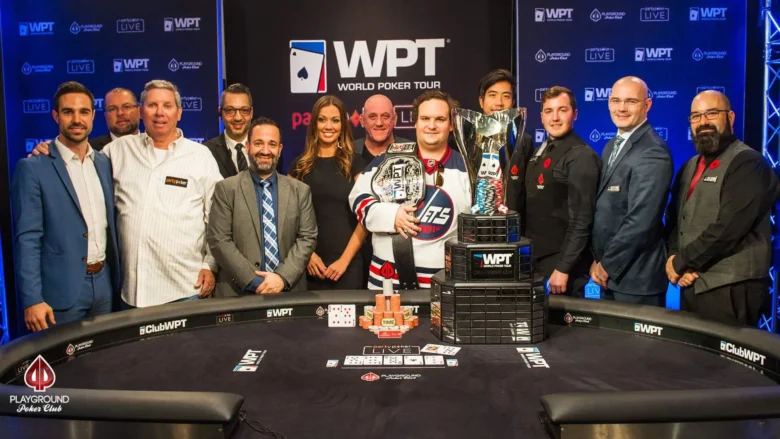 Patrick Serda (center) won WPT title