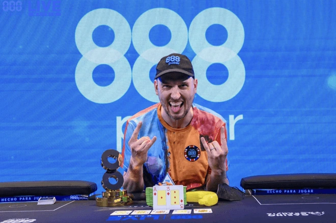 Ian Simons 888poker LIVE Madrid Main Event