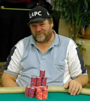 Hans 'Tuna' Lund playing second WSOP Main Event final table with Dave Crunkleton 