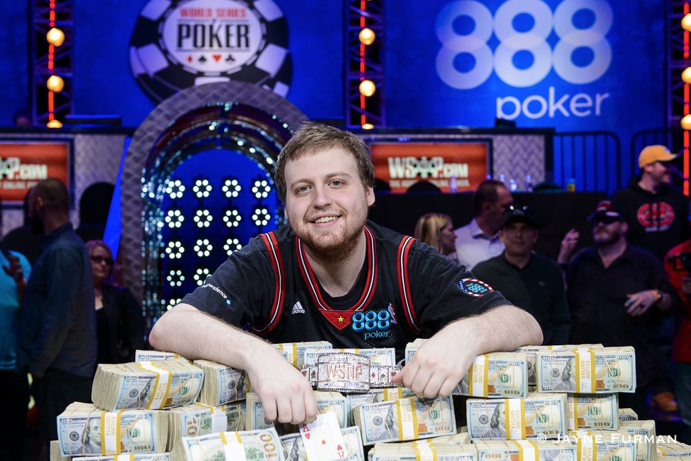 Joseph McKeehen with WSOP bracelet