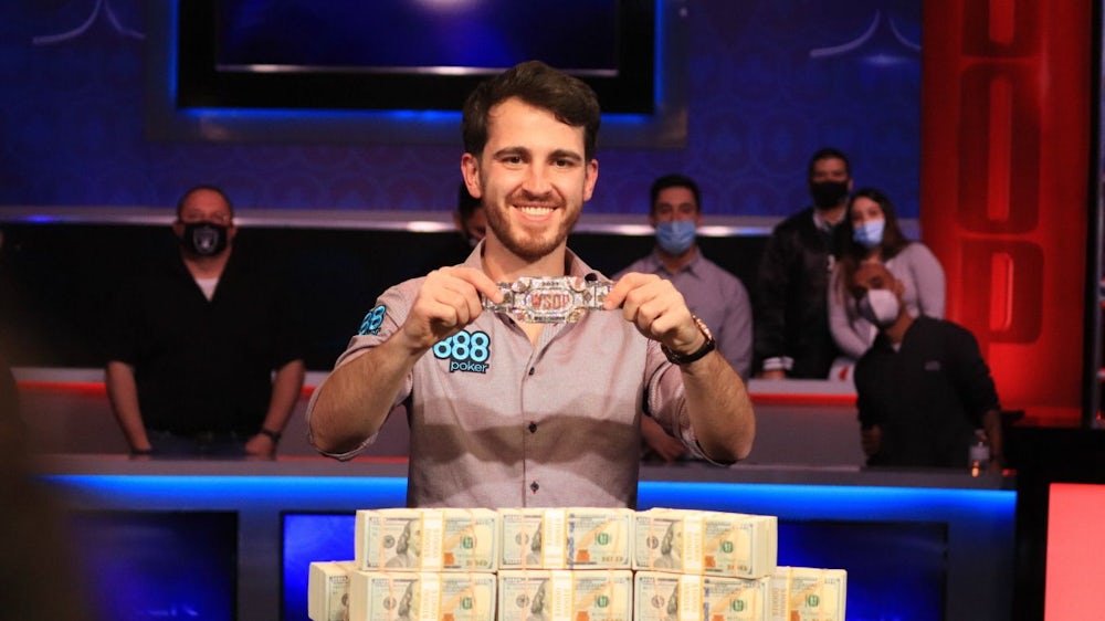 Koray Aldemir with WSOP bracelet