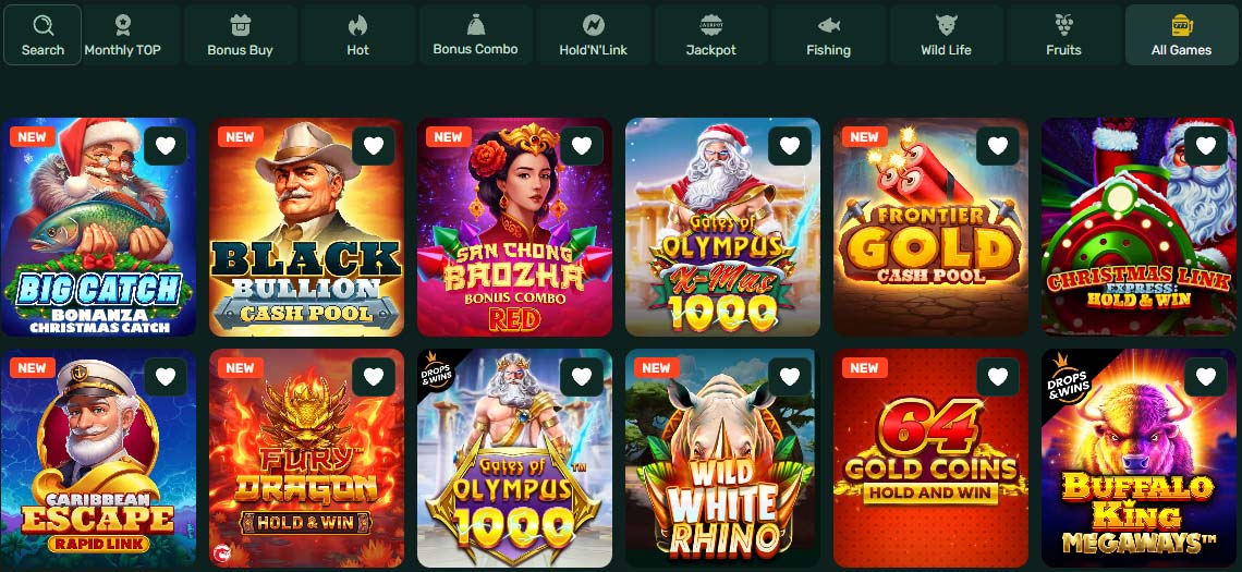 Fortune Wheelz Casino section