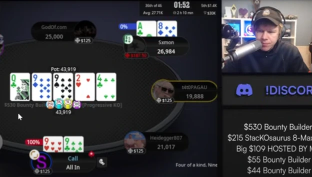 Hand Analysis Poker Streamer Benjamin Spragg Spraggy