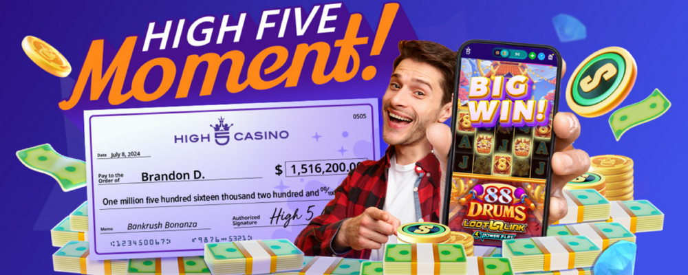 Exclusive High 5 Casino Welcome Bonus
Get FREE GC, SC, and Diamonds!