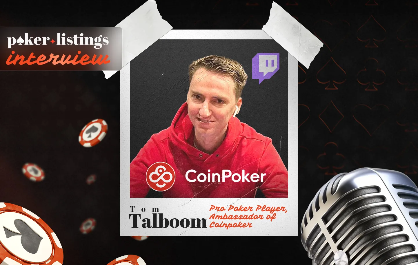 Exclusive Interview: Tom Talboom Talks Poker, Streaming, and Joining CoinPoker