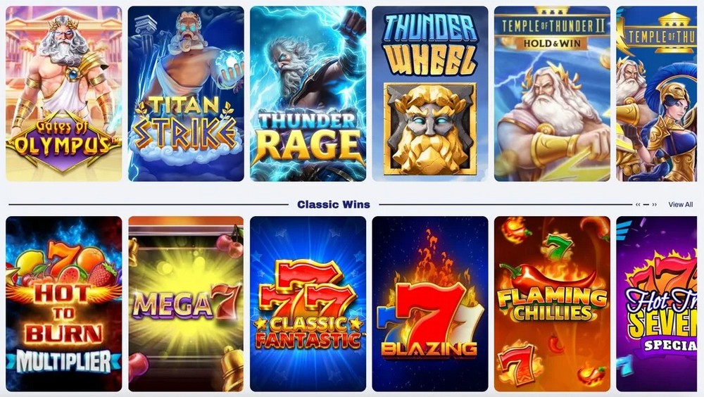 Real Prize Casino Slots section