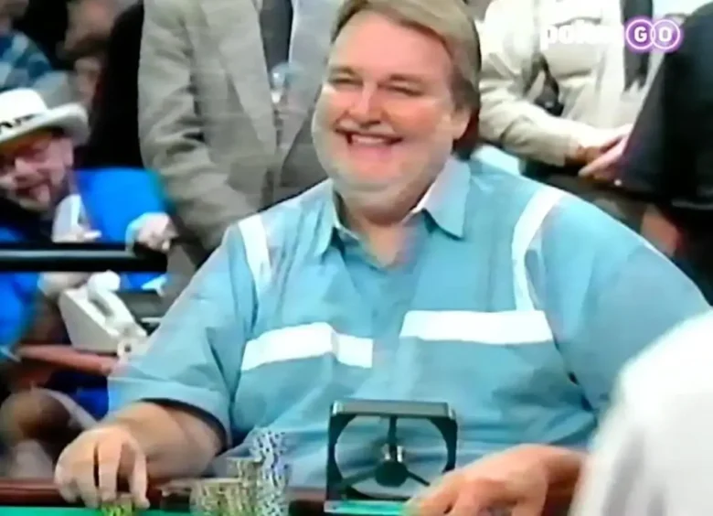 Russ Hamilton at WSOP ME final table, 1994.