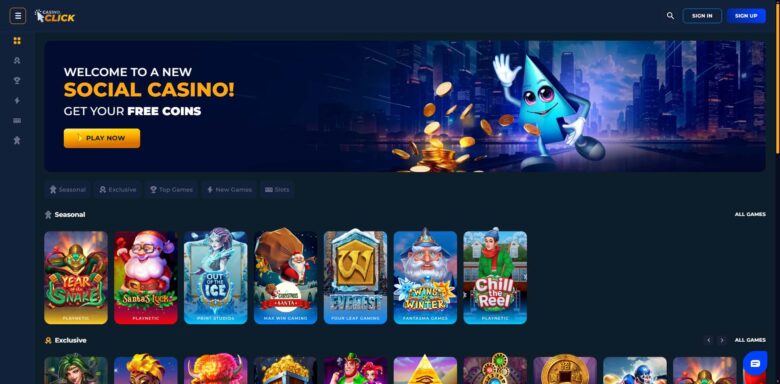 Casino.Click main page