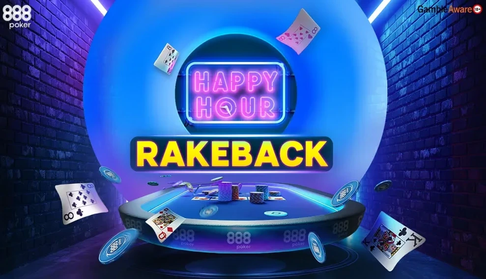 888poker SNAP Happy Hour Rakeback