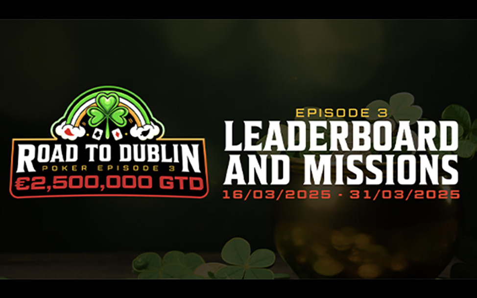 RedStar Poker Announces Episode 3: €2,500,000 GTD Road to Dublin