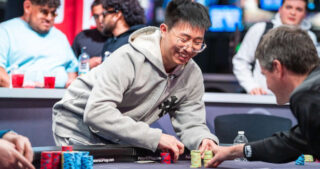 Peng Shan is in the final day of the PLO Championship