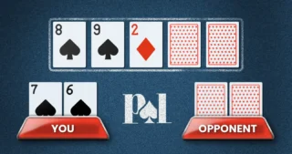 combo draw with 76s on the flop