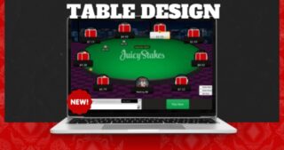 Juicy Stakes Poker New Table Design 2023