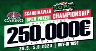 Scandinavian Open Poker Championship Main Event.